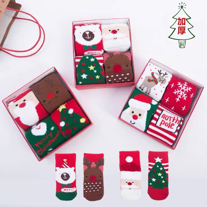 3 stks/set Unisex Mooie Leuke Fox Kids baby Sokken Knie Meisje Jongen Baby Peuter Sokken dier baby Zacht Katoen sokken 0-3 Y