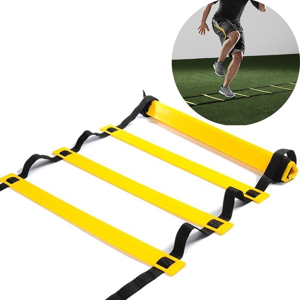 3.5M Agility Ladder Speed Ladder for Football Speed Training 7 Rung with Black Carry Case