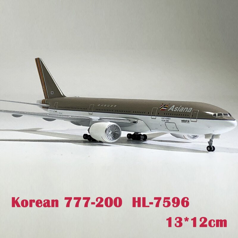 Air Canada 1:500 C-gaaq 727 Modello di Imballaggio Della Bolla Modello di Aereo Argento Diecast Collezione Boy Regalo: Korean 777-200