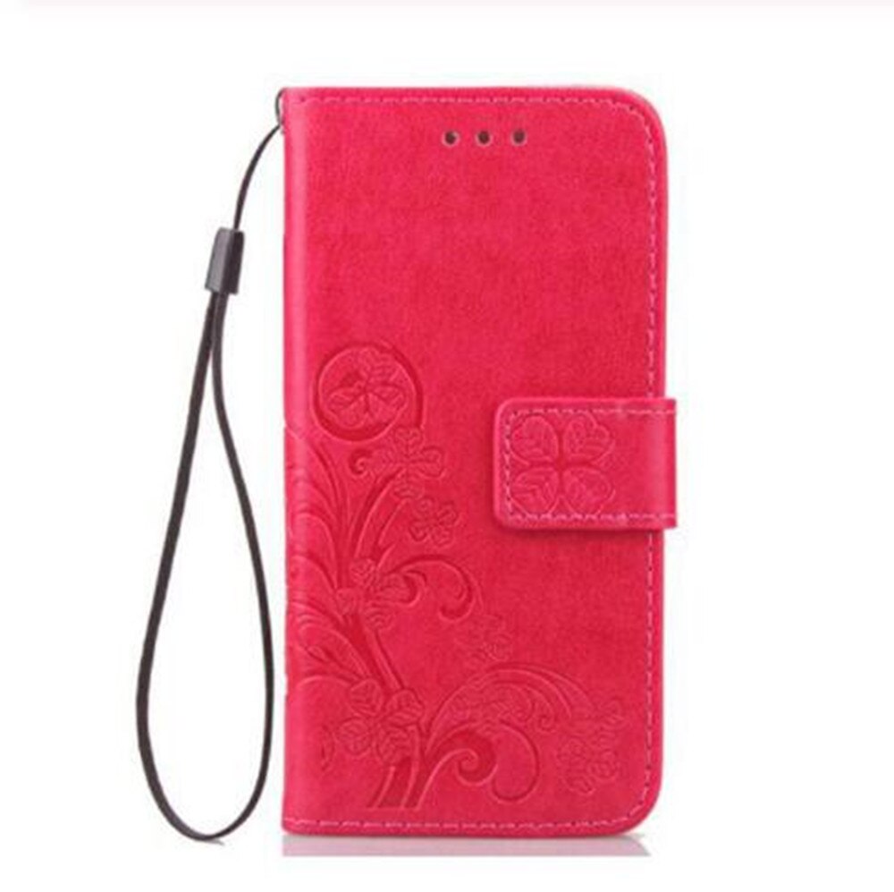 Voor Bq 5732L Aurora Se Case Bescherming Stand Stijl Pu Lederen Flip Silicone Cover Voor Bq 5732L Aurora Se telefoon Portemonnee Capa: Rose HZ