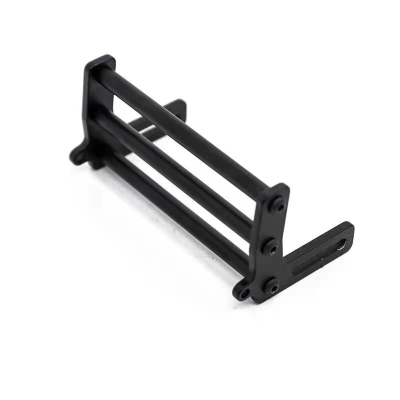 Metal Front Bumper Universal For 1/10 RC Crawler TRX4 SCX10: black