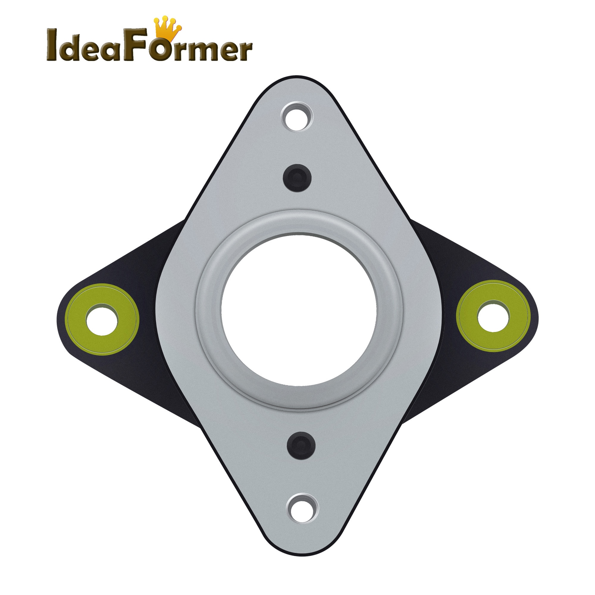 NEMA 17 42 Stepper Motor Mount Bracket Steel Rubber Damper Shock Absorber Ring Pad 54x54x7mm Bracket 3D Printer DIY CNC Parts.