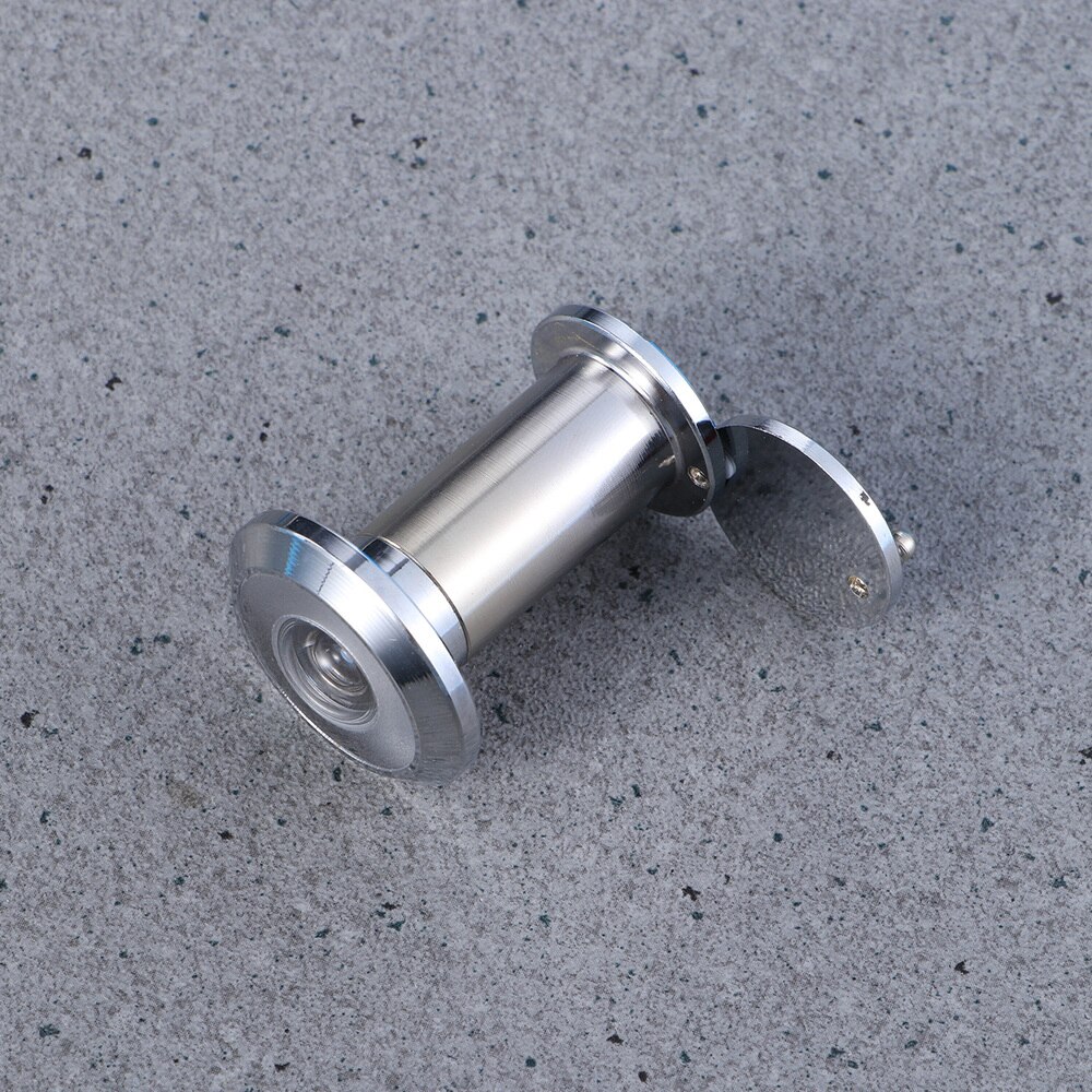 Door Viewer Wooden Door Door Peek Peep Hole Pinhole for Home Office Hotel (Silver)