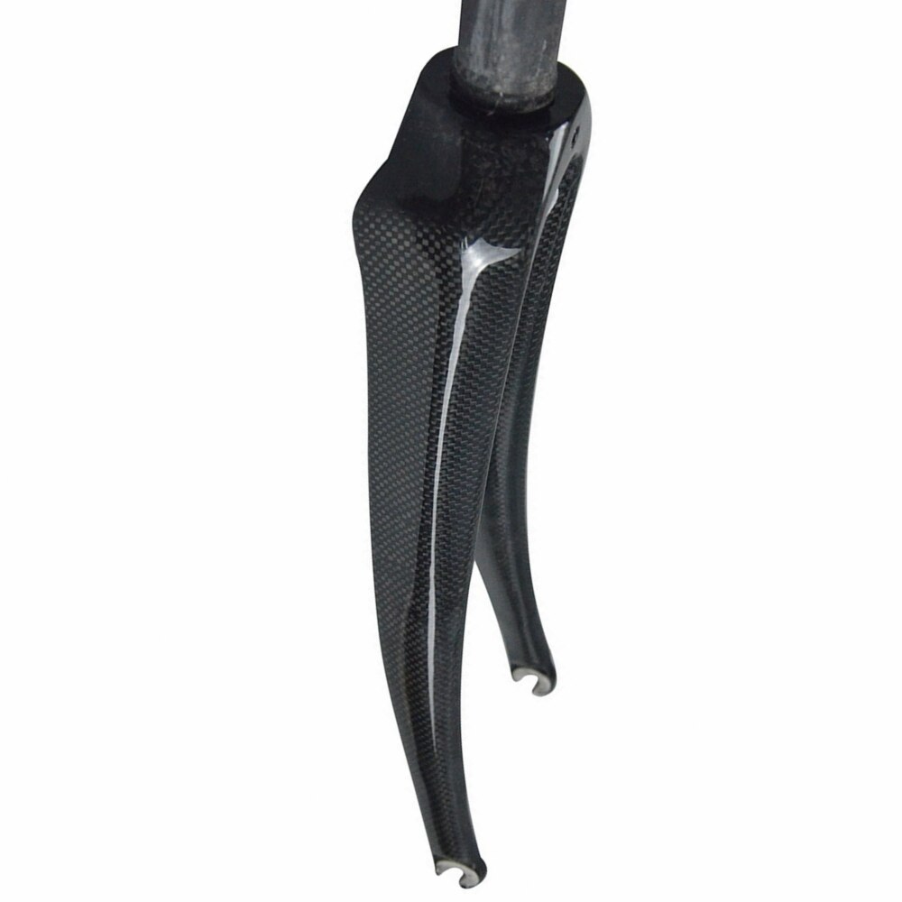 Full Carbon Vork 700C Racefiets Vork Fietsonderdelen Voor Stem Diameter 28.6 Mm V Brake 3K Matt/ glossy