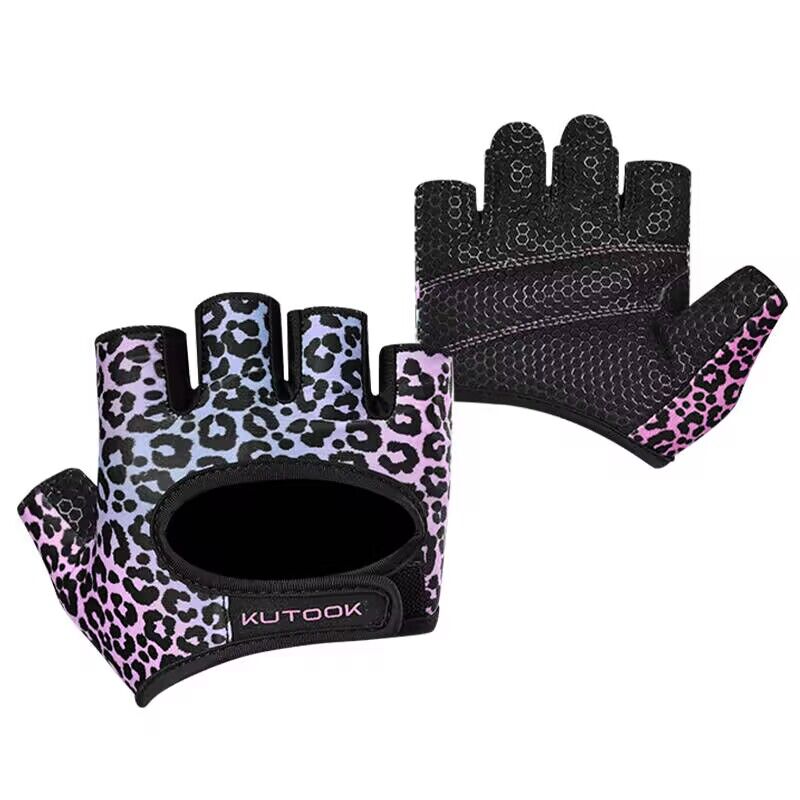 KUTOOK Gewichtheber-Handschuhe, vollständiger Handflächenschutz, Gewichtheben, Fitness, Workout, Trainingshandschuhe für Männer und Frauen, Sport- und Fitnessstudio-Handschuhe: Licht Grün / S