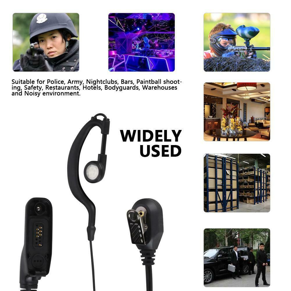 Walkie talkie Politie Oortje Microfoon PTT Headset Voor Motorola Twee Manier Radio Walkie Talkie DP4400 DP4401 DP4600 DP4800 DP4801