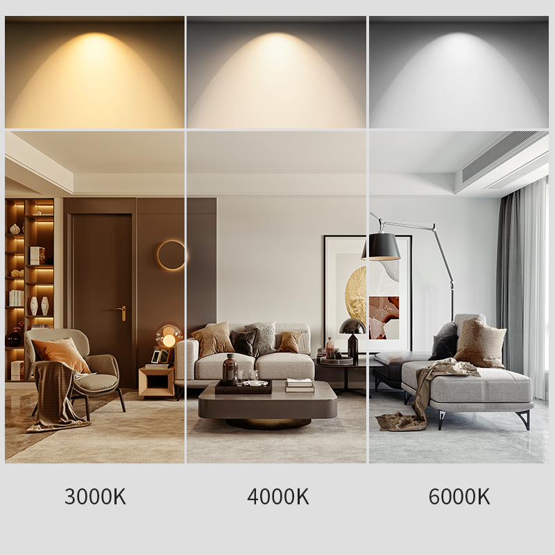 Downlights LED Dimmable 5W 7W 9W 12W COB Encastré Plafonniers Spots pour Salon Fond Boutique Comptoir AC90V-260V