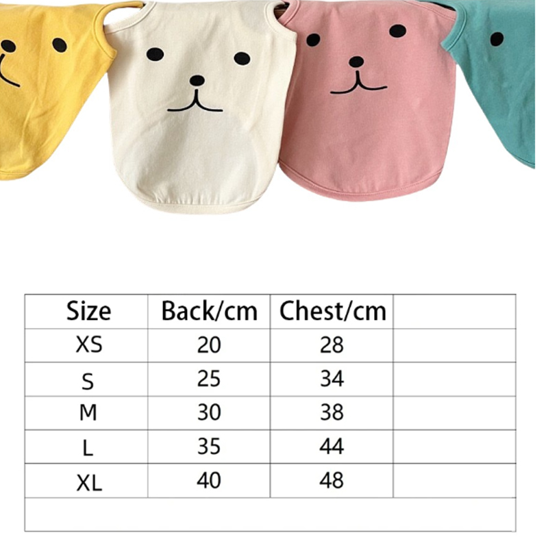 Camiseta fina para cães gatos filhote de cachorro verão colete teddy pomeranian pequeno médio respirável roupas para cães regatas para animais de estimação traje