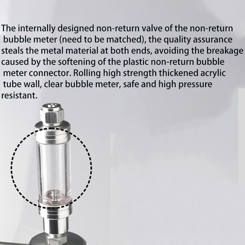 Aquarium CO2 Regulator System Kit CO2 Diffuser Generator Bubble Atomizer with Solenoid Valve-US Plug