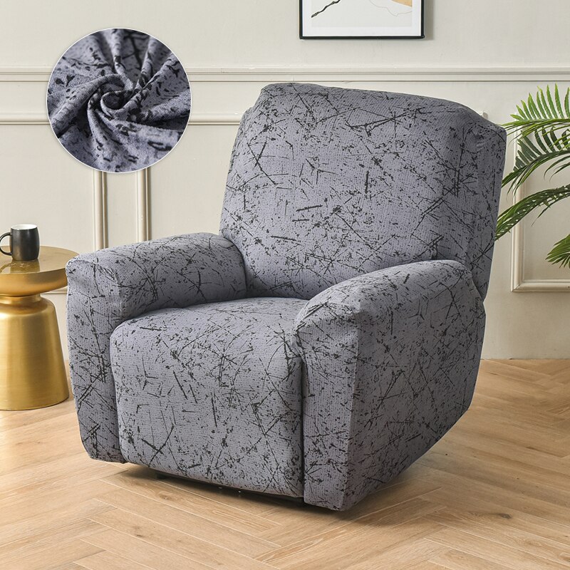 Spring Print Recliner narzuta na sofę s elastyczny fotel Lazy Boy Recliner pokrowce na krzesła antypoślizgowy rozkładany tapczan narzuta na sofę do wystroju domu: k306 / 1 Seat