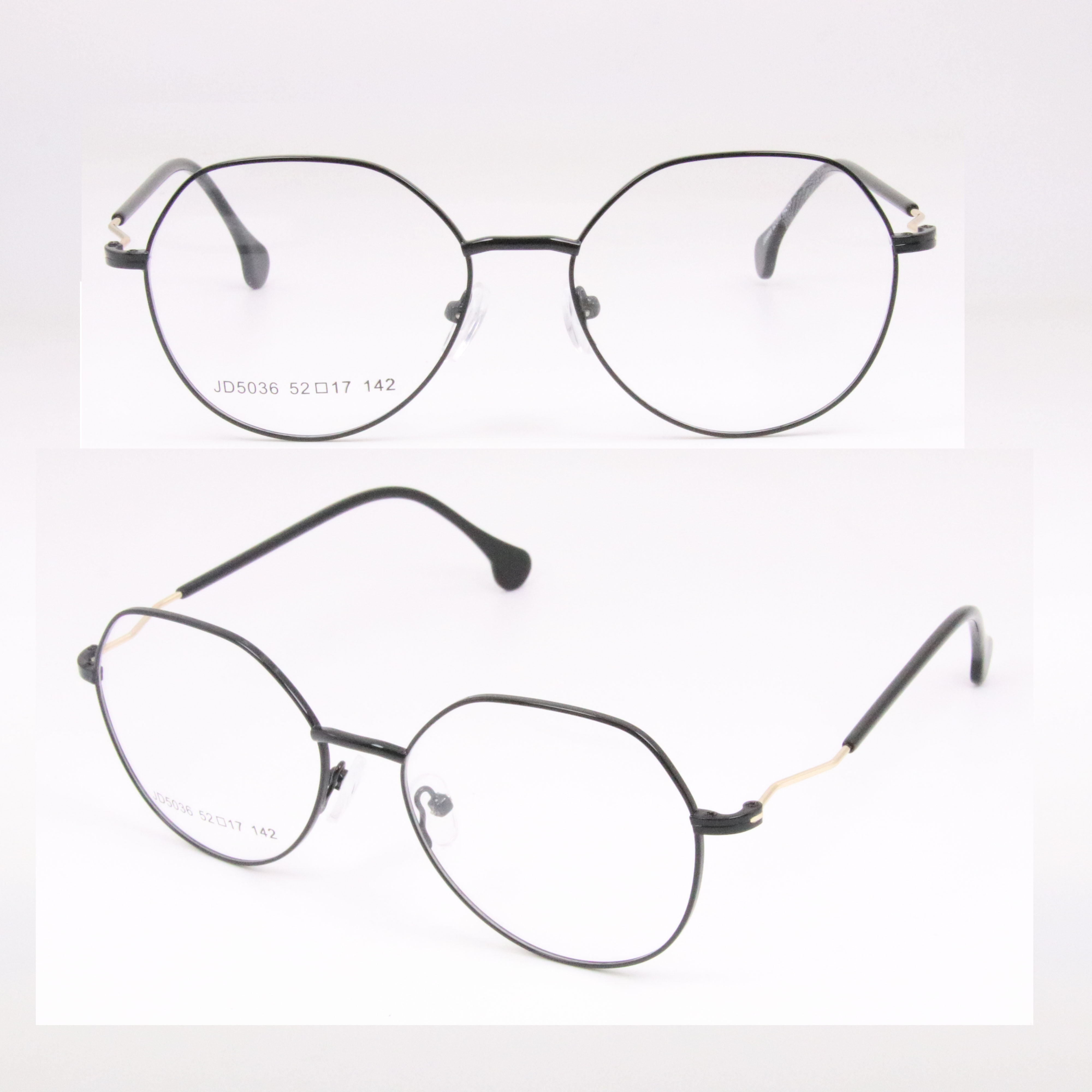 Irrectangle brillerammer i stil metalbriller  jd5036: C1
