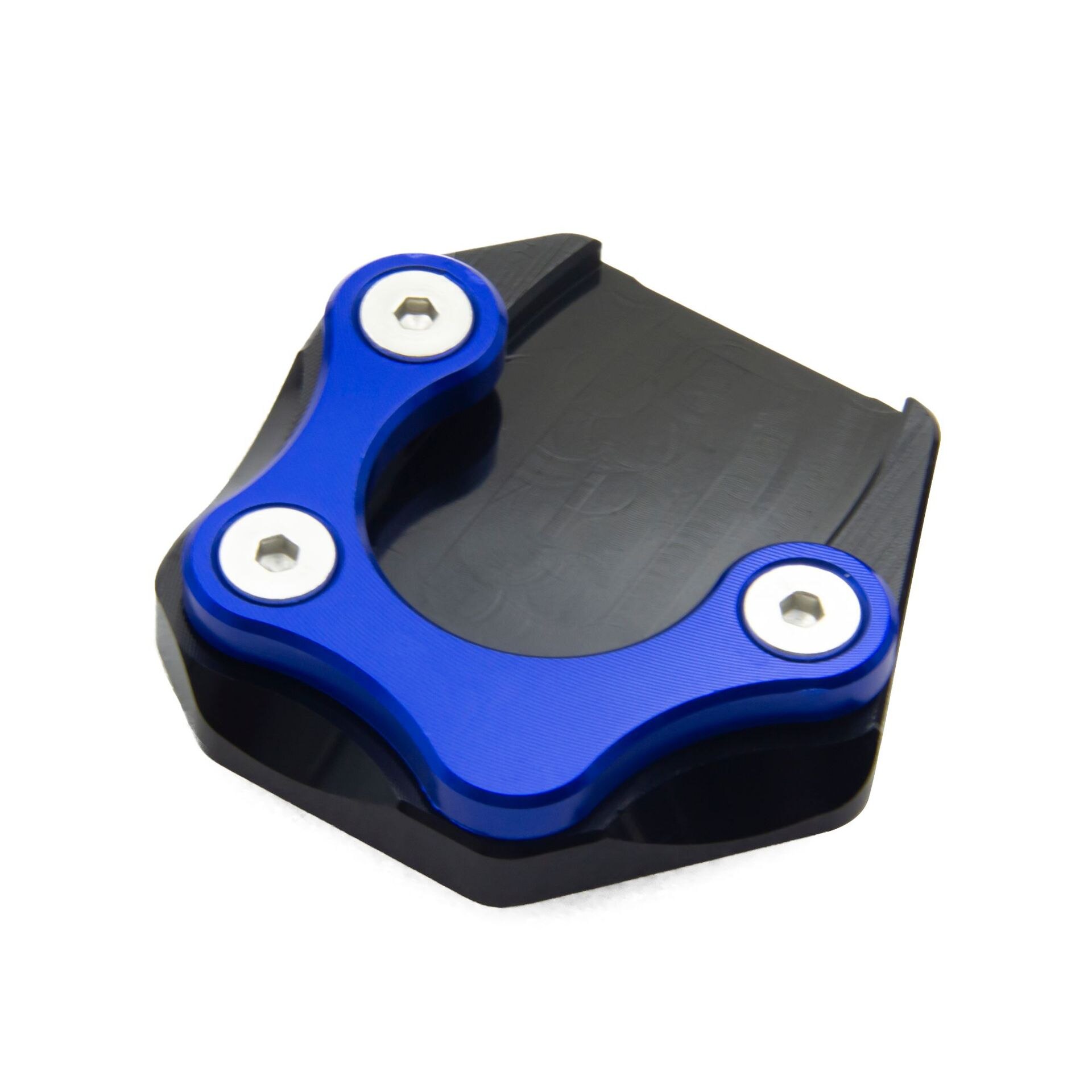 For HONDA Rebel CM500 CMX300 Motorcycle CNC Kickstand Sidestand Stand Extension Enlarger Pad: Blue