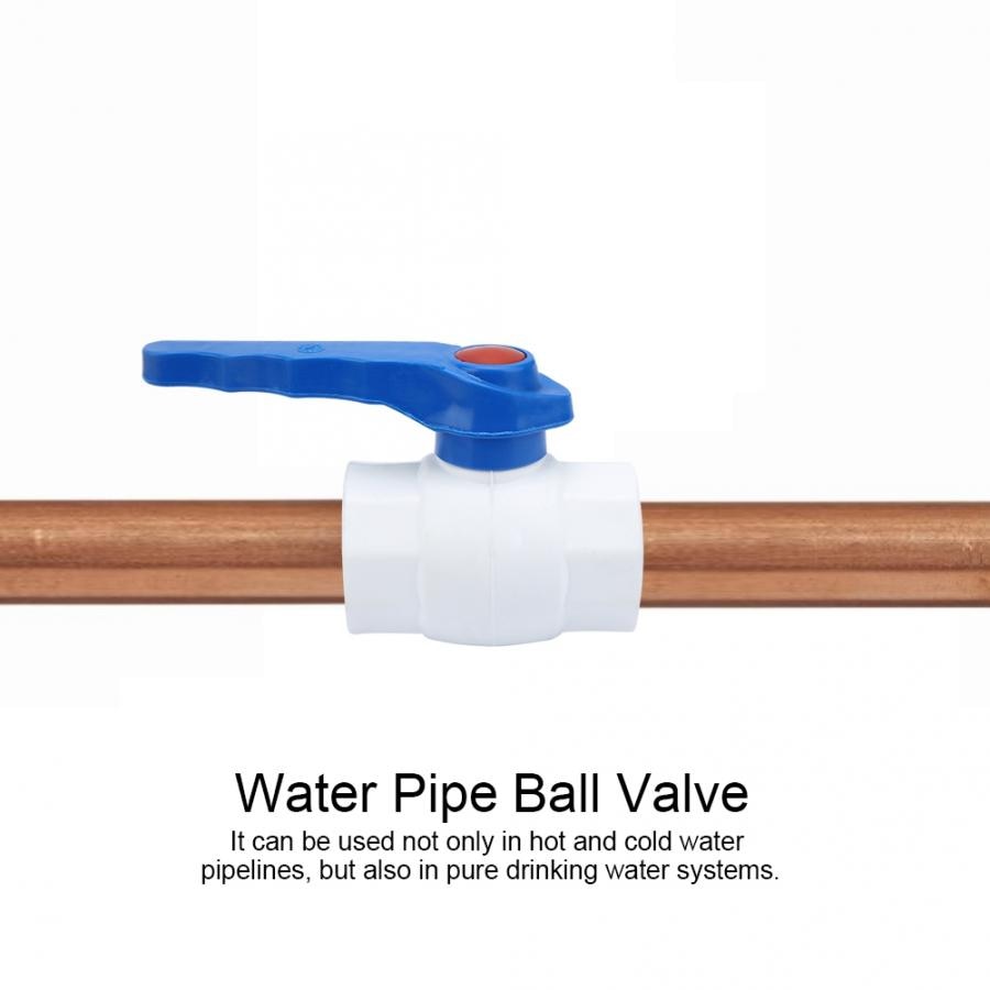 32mm PPR PE PVC Water Pipe Fittings Quick Connection Ball Valve Female Thread G1in