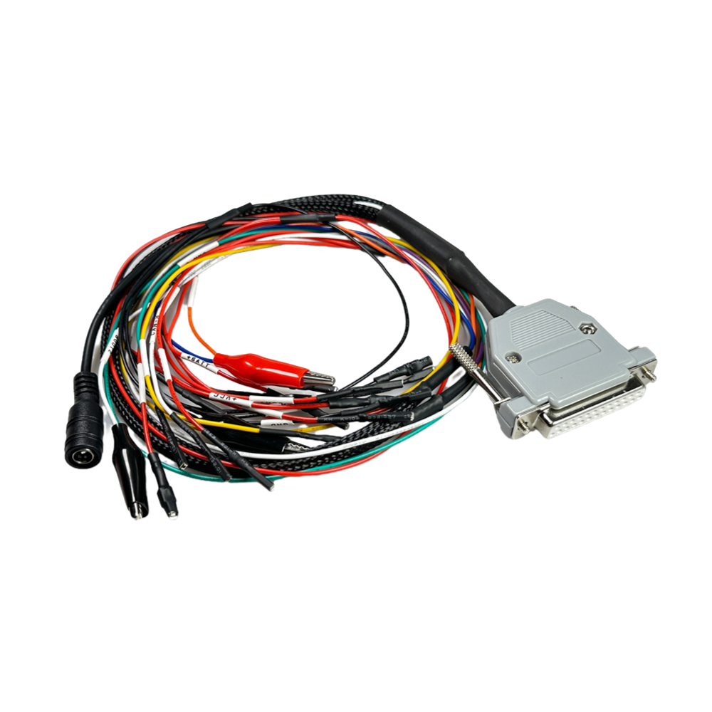 SM2 PRO 3 luces LED Cable de banco de arranque DB25 ECU Cable de entrada de banco para SM2 PRO J2534 VCI leer y escribir ECU BATT VCC KLINE CAN-L