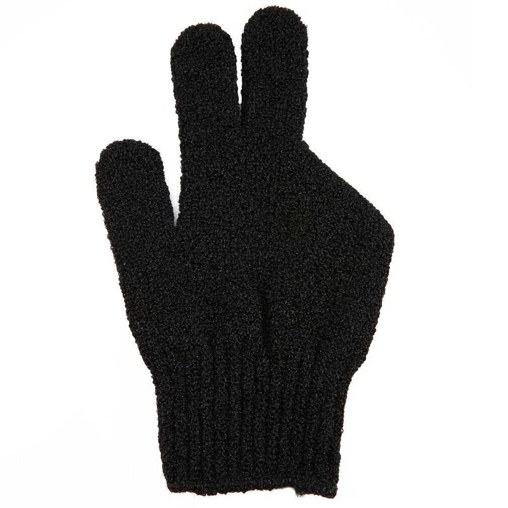Black Exfoliating Gloves Full Body Scrub Dead Cells Soft Skin Blood Circulation Shower Bath Spa Exfoliation Accessories