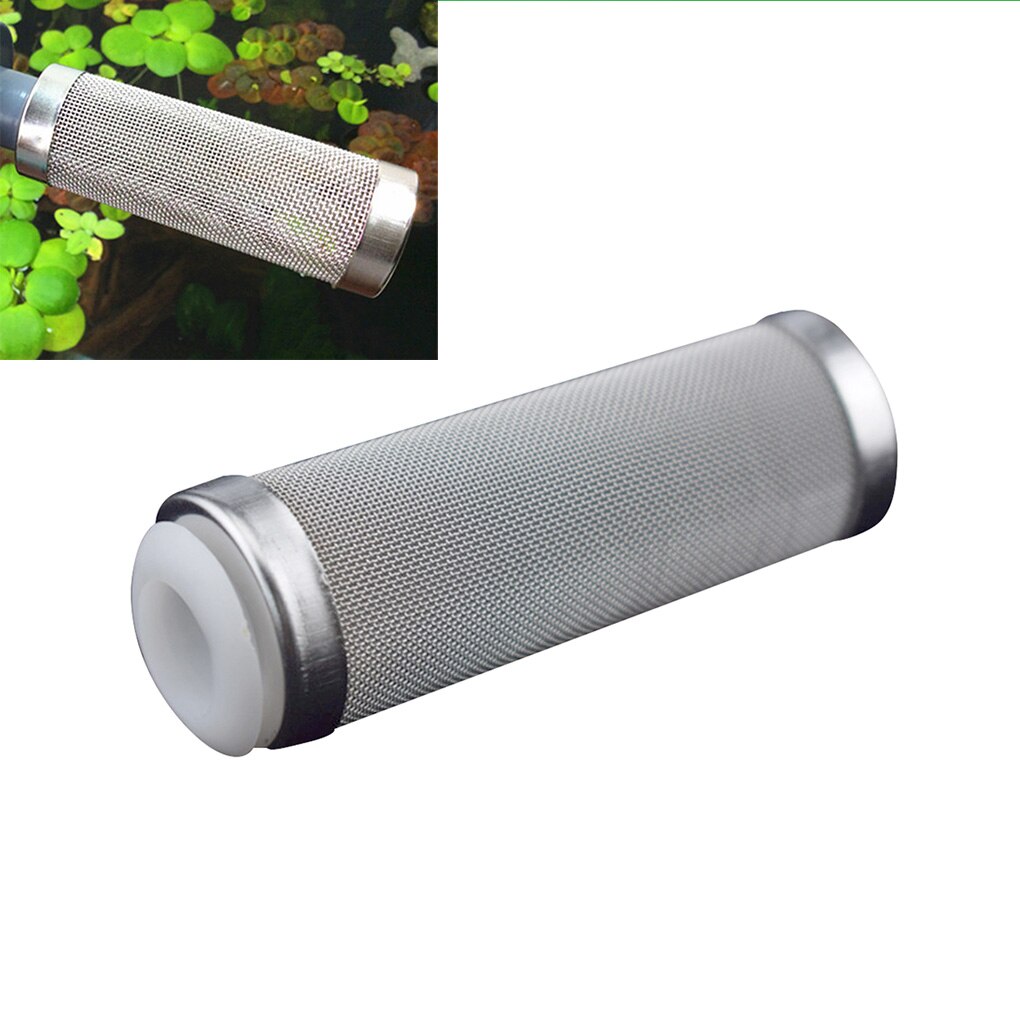 12mm 16mm Stainless Steel Filter Inlet Case/Mesh/Shrimp Nets Set Special Shrimp Cylinder Filter Inflow Inlet Protect Aquarium