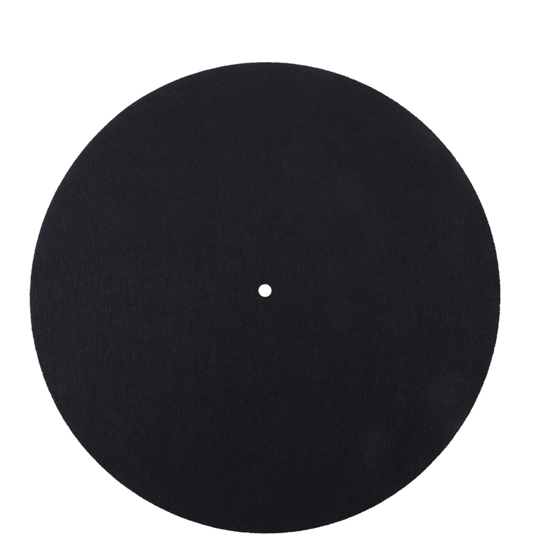 Jabs 2 stück ultradünne antistatische plattenspieler-unterlage für lps, vinyl, plattenspieler, flache, weiche matte, slipmat