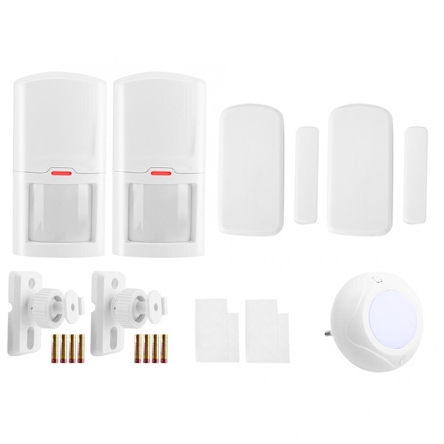 Wireless Security Alarm 1 Sound Light Siren 2 Infrared Sensor 2 Magnetic Sensor (JD11+03D+06A)