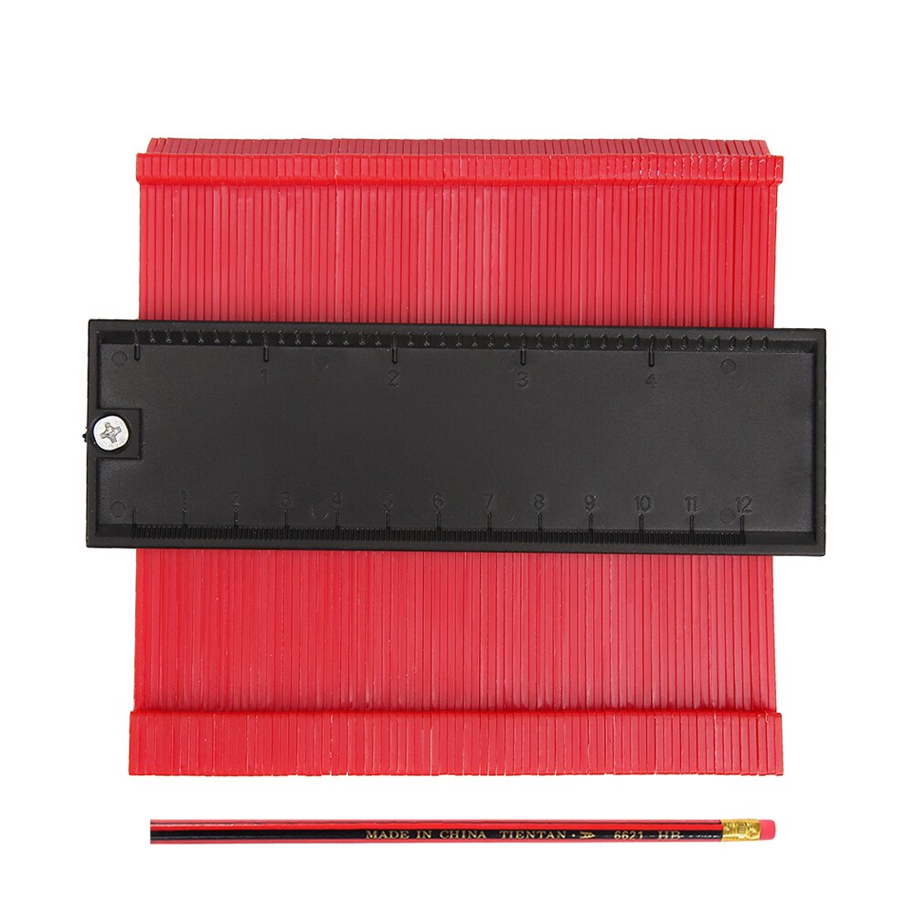 Tiling Skirting Laminate Profile Template 10/5 inch Widened Profile Contour Gauge Woodworking Gadget Depth Measurement