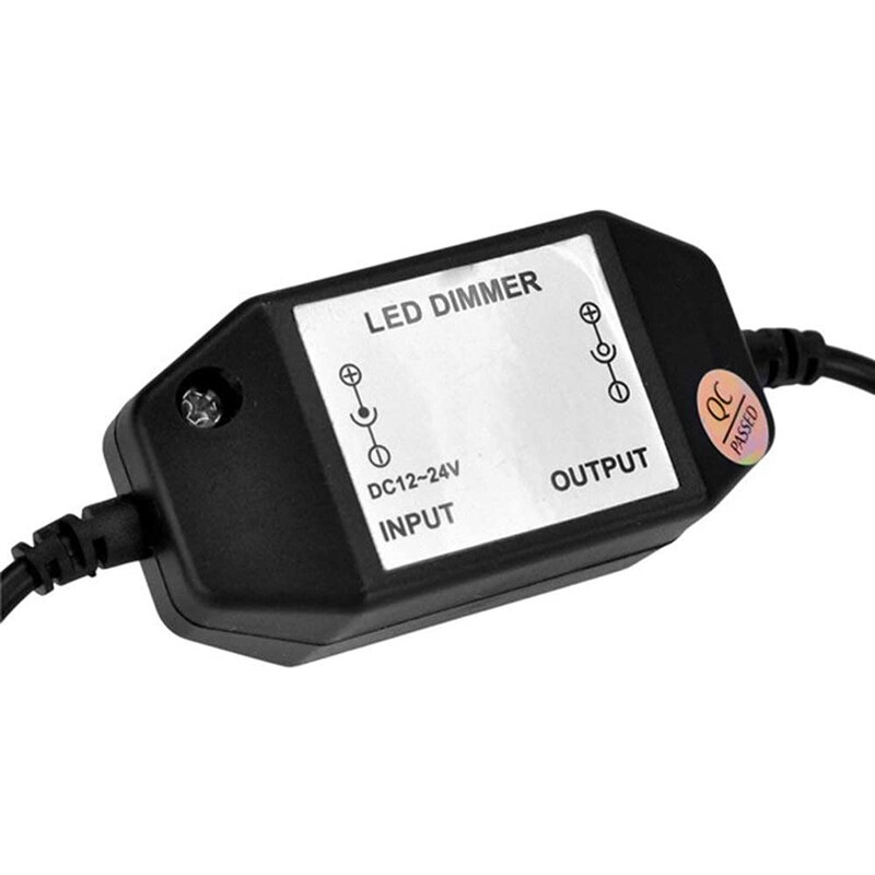 Dc12-24v led strip lys dæmper switch trinløs kompatibel med knap wire modulator til led dæmpbare lys led reb lys