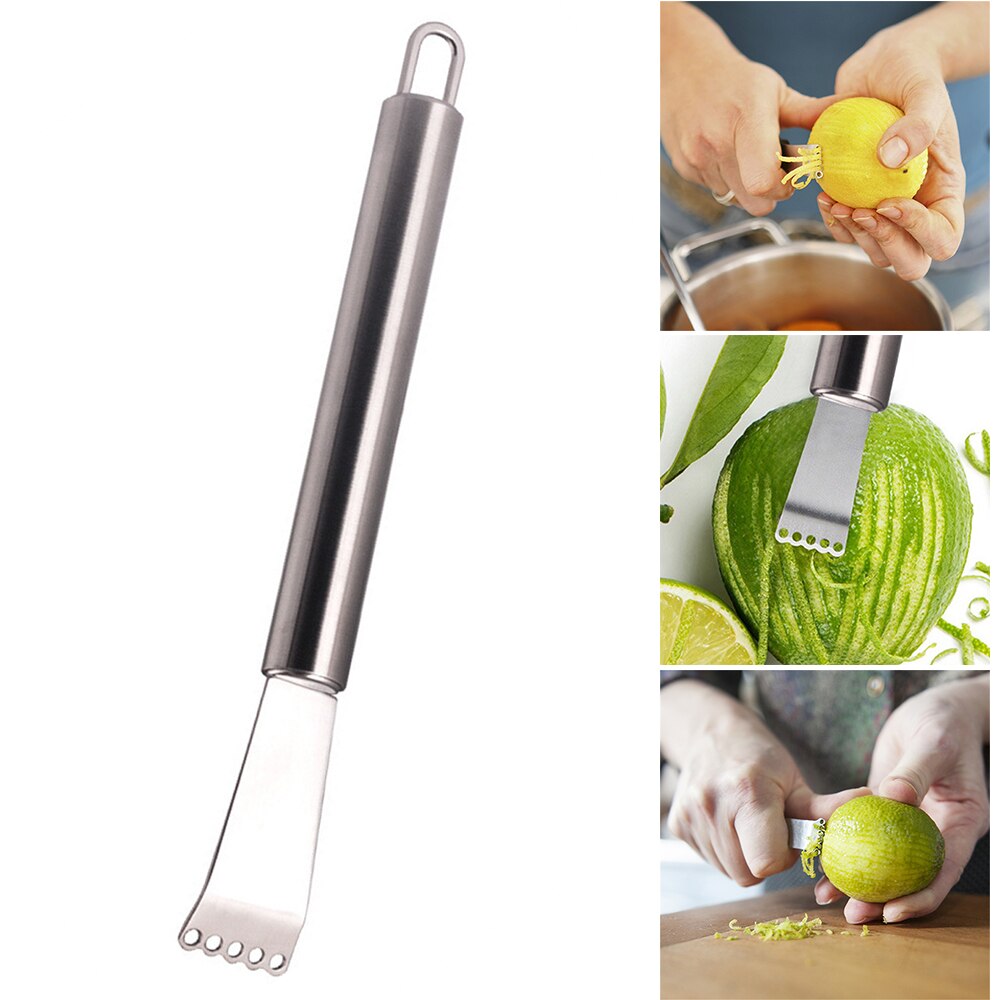 Roestvrij Staal Citroen Zester Rasp Keuken Gadgets Citrus Fruit Rasp Groenten Fruit Dunschiller Keuken Dunschiller Tool Draad Schraper