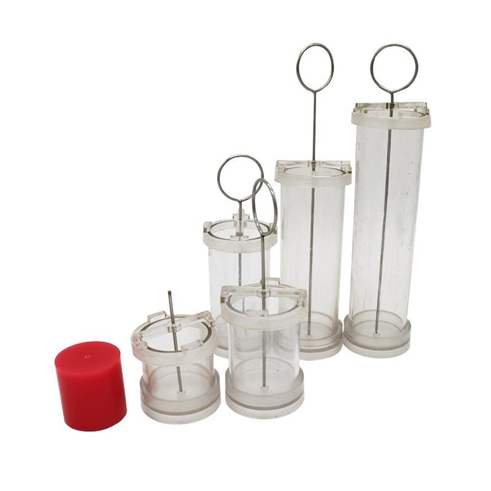 4/6/8/10 Cm Diy Cilinder Pijler Kaars Handgemaakte Craft Maken Mold Mould Tool Set