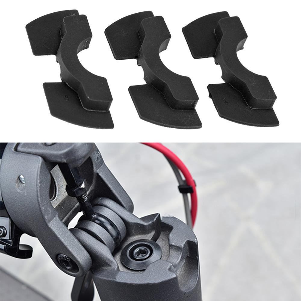 Horquilla delantera para patinete eléctrico Xiaomi Mijia M365, 3 unidades, vibración, evita amortiguación, almohadilla de goma, accesorios plegables