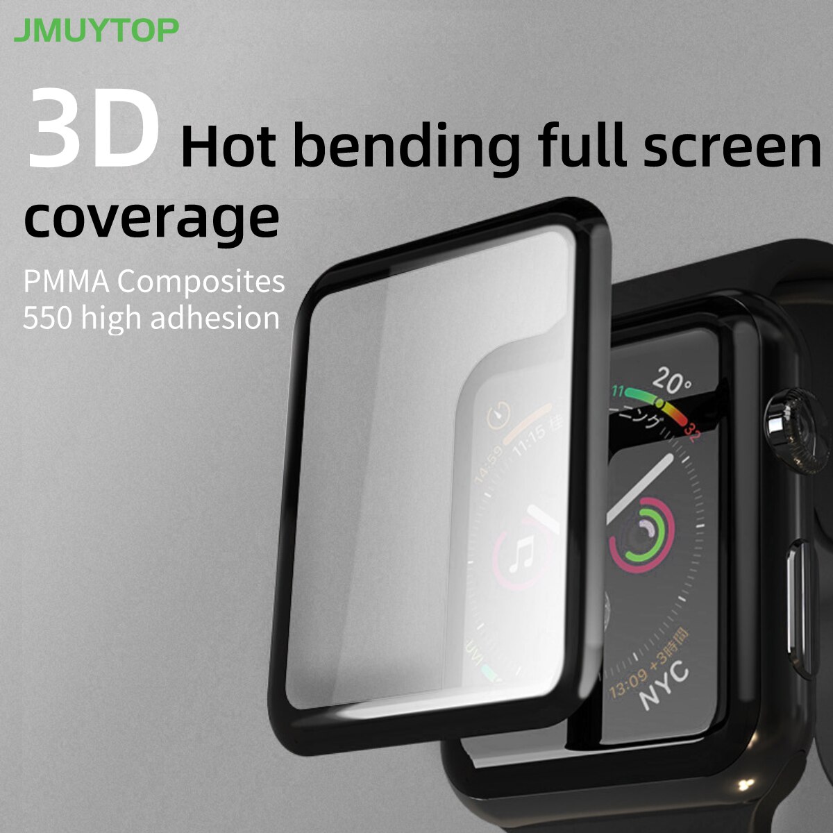 3D Curved Soft Full Cover Screen Protector For Amazfit Bip Not Glass Ultra Thin HD Clear Smart Watch Accessories