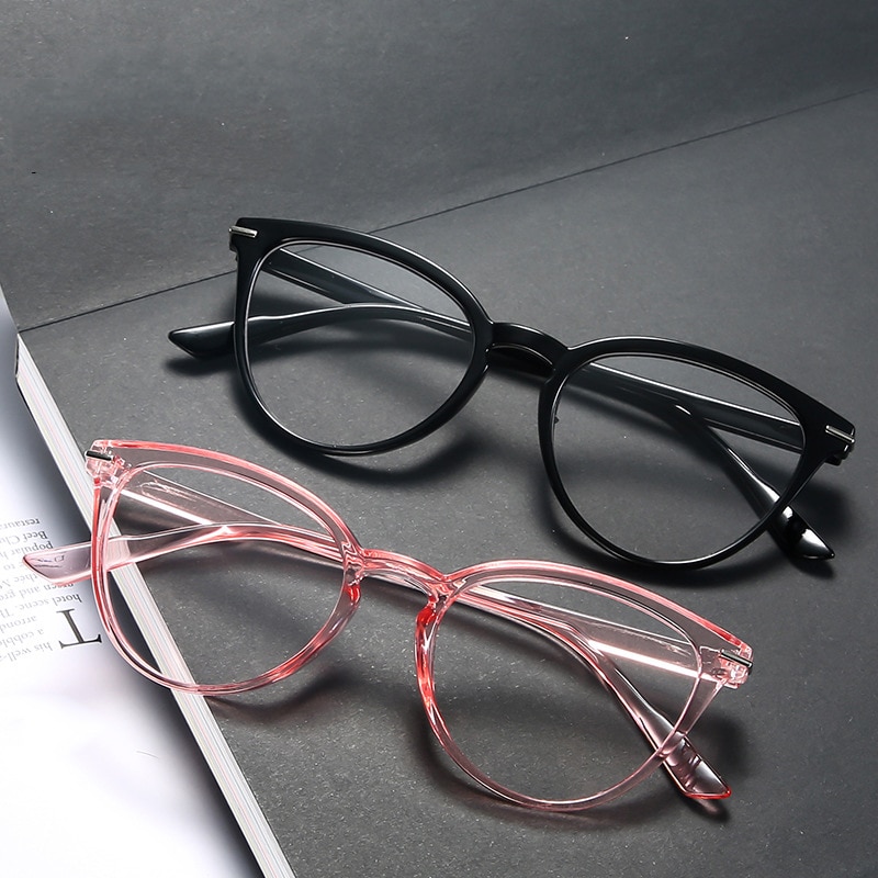 Montura de gafas anti-luz azul para usuarios de ordenadores móviles, gafas Retro ultraligeras para hombres, monturas de gafas anti-rayos azules para mujeres