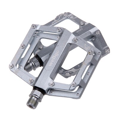 Wellgo Kb009 Ultralight Aluminum Alloy Pedals MTB Mountain Bicycle Cycling Bike Pedal: Silver
