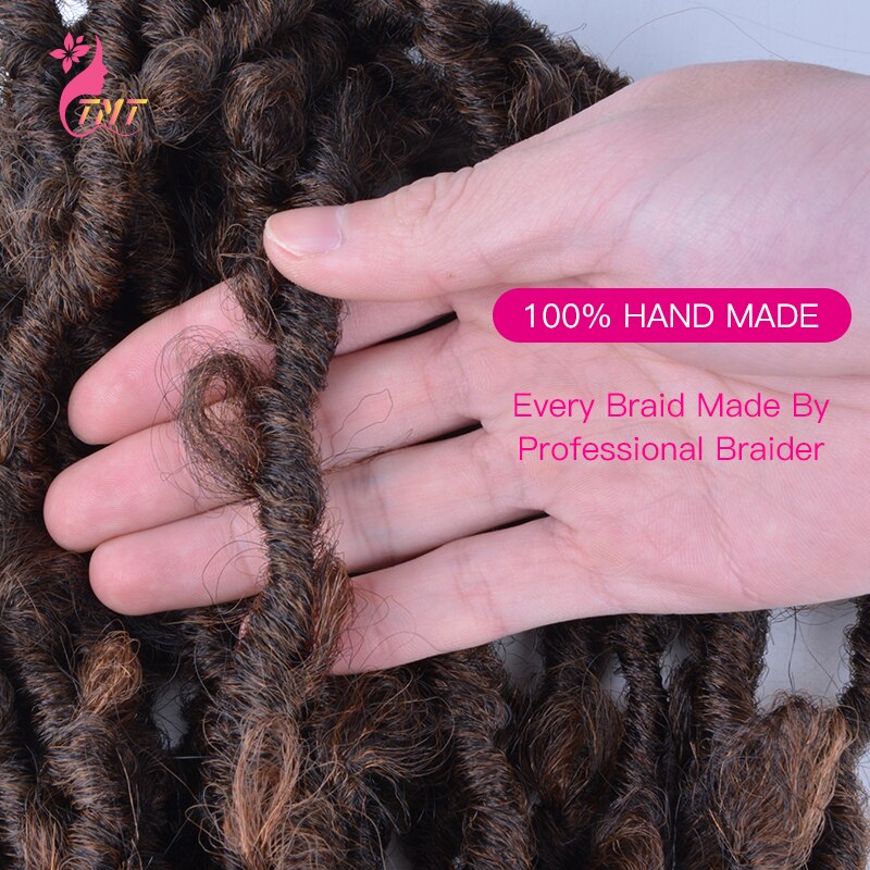 Butterfly Locs Crochet Hair Synthetic Faux Locs Braids Hair Pre Looped Distressed Locs Passion Twist Crochet Braids