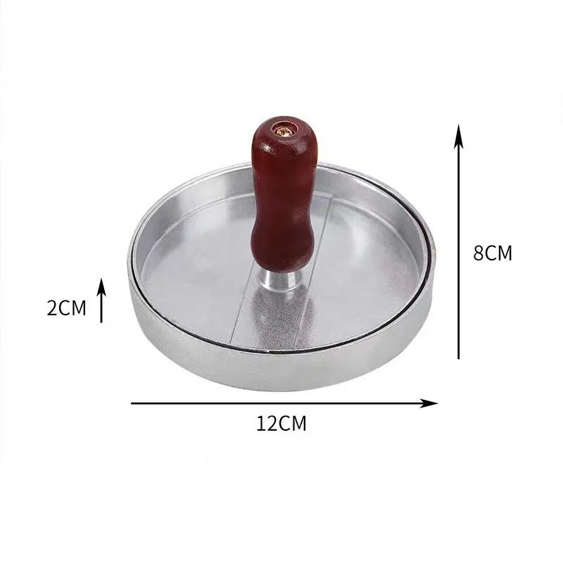 Burger presse Antihaft-Hamburger Einfügen tchen hersteller mit Wachspapier Aluminium Burger Hersteller für Küchen Grill