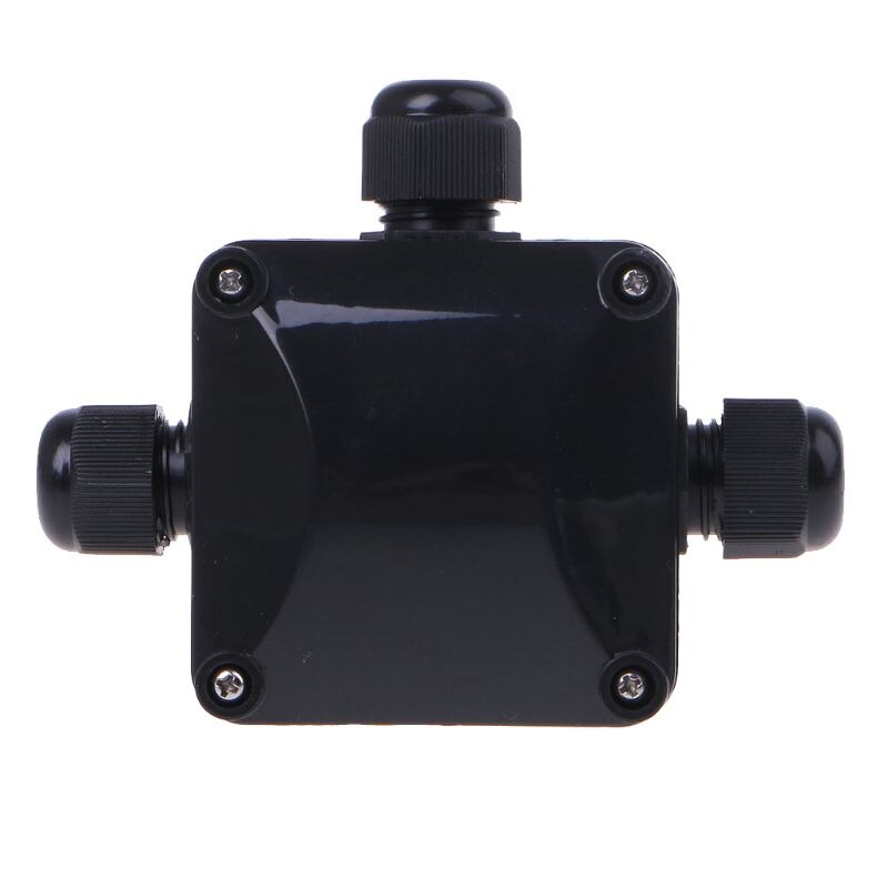 Waterproof IP68 Junction Box 3 Cable Wire Protection Connector Enclosure Case