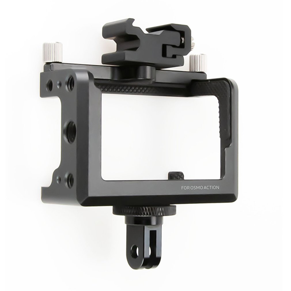 Metalen Konijn Kooi Shell Case Cover Vlog Aluminium Beschermende Frame Behuizing Accessoires Voor DJI Osmo Actie Camera