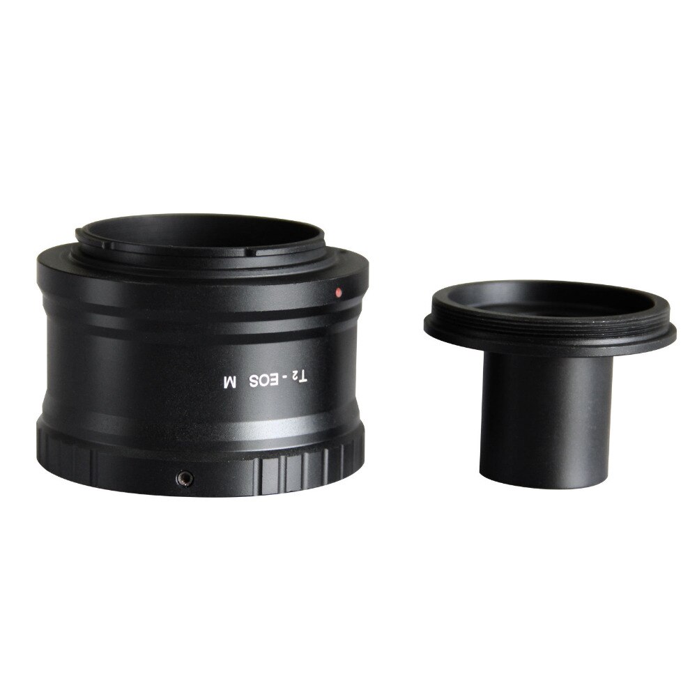 T  t2 adapter til objektivmontering til ca non eos m ef-m spejlløst kamera  +0.91in 23.2mm mikroskopmonteringsrør
