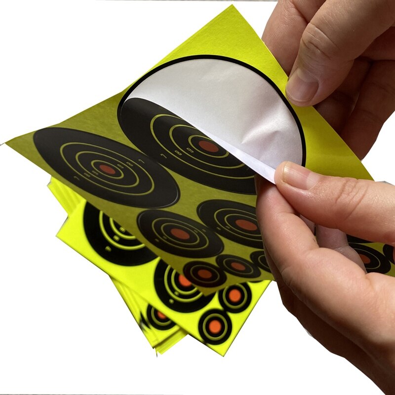 10Pcs Splatter Target Stickers Multi-Model Combination Adhesive Reactivity Firing Target