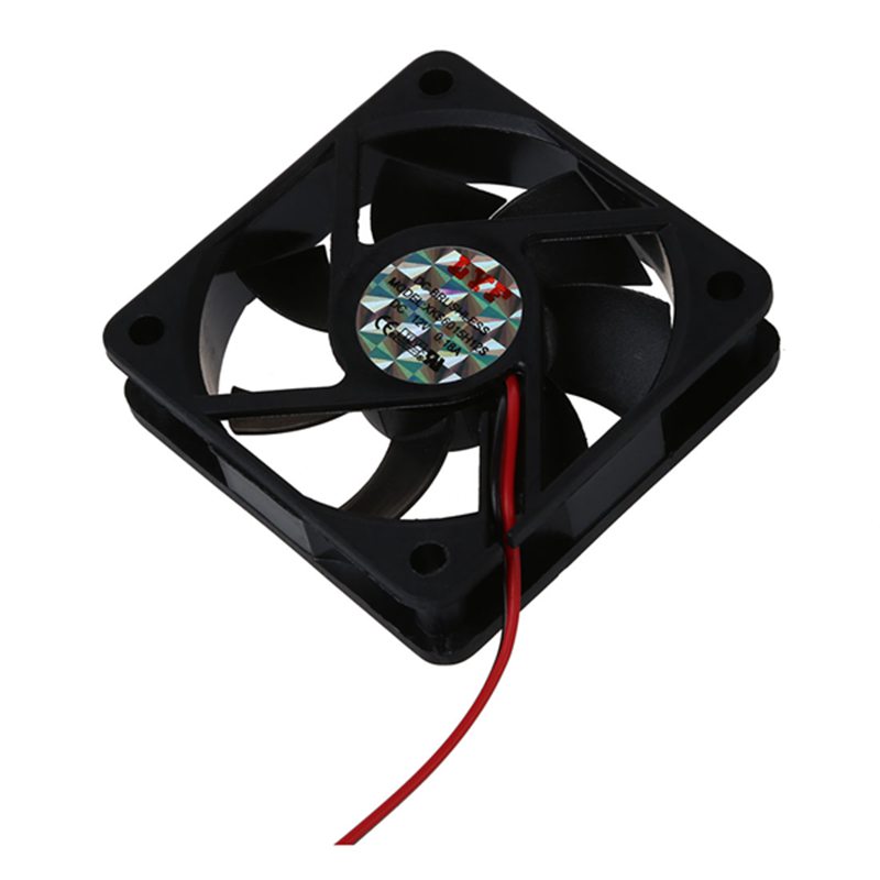 Mini ventilateur de refroidissement, cc 12V, 2 broches, 60mm x 15mm, pour PC, accessoires