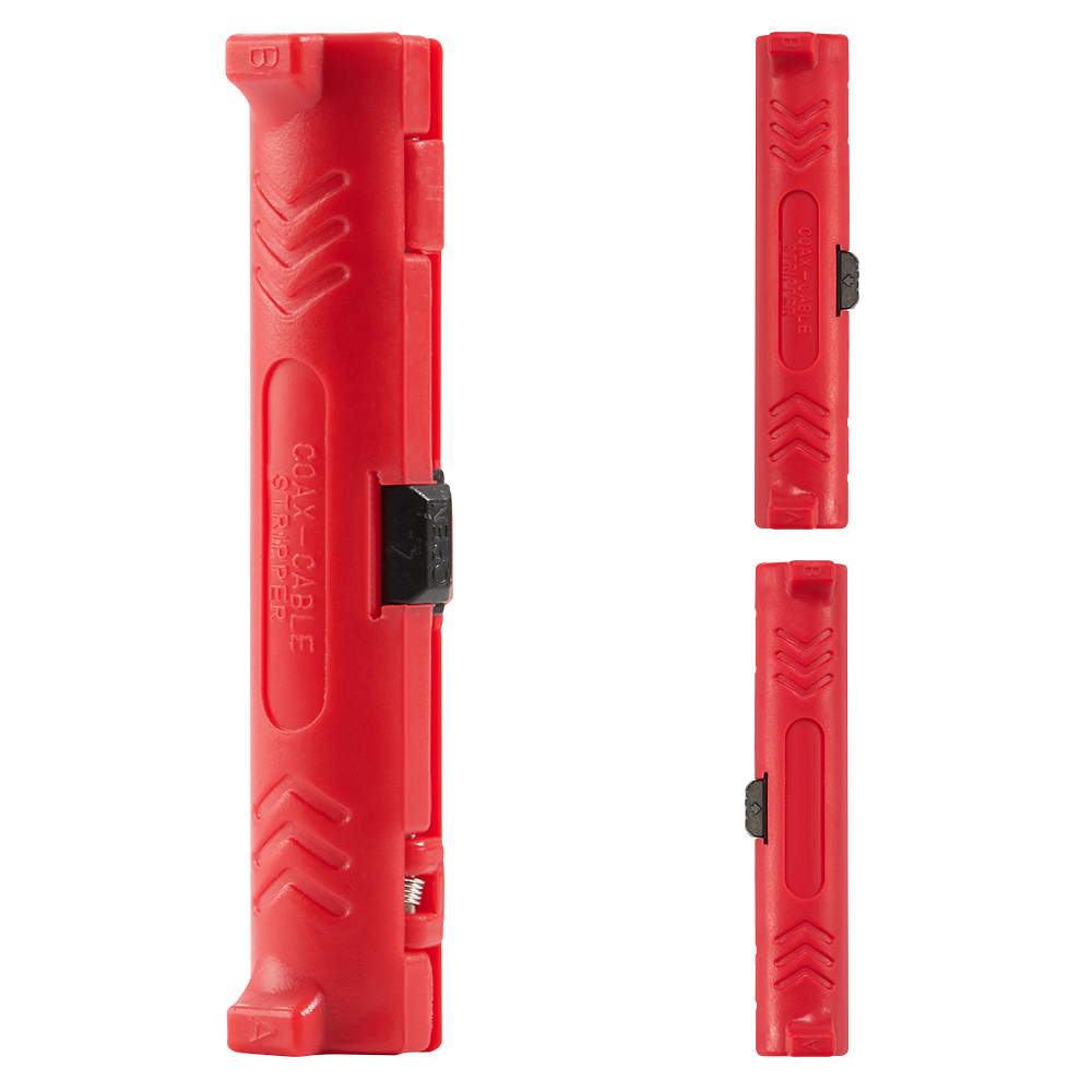 Pelacables eléctrico, pluma, herramientas para cables de red, cortador de cables, pelado de cables Coaxial giratorio, máquina cortadora, alicates
