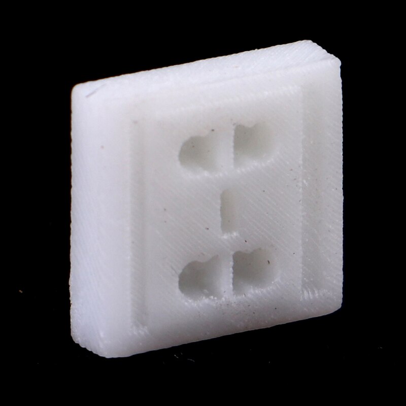 1 impostato mini interruttore presa modello 1:12 casa delle bambole decorazione della casa giocattolo scena puntelli interruttore presa modello giocattoli decorativi fai da te