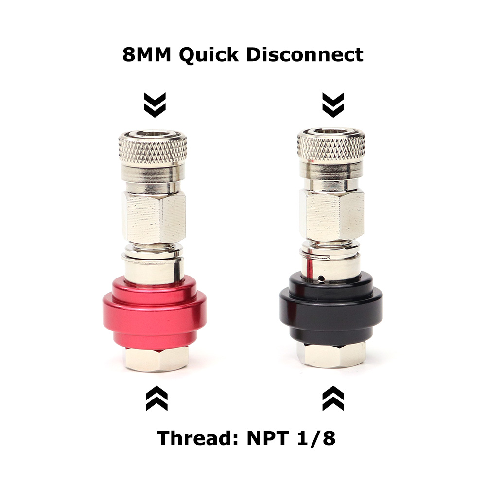 Air CO2 Slide Terugslagklep Met Quick Disconect Voor Coil Remote Slang Accessoire | Draad 1/8NPT