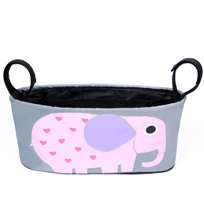 Baby trolley tas cartoon kinderwagen polyester hangende opbergtas multifunctionele organizer stoelzak reistas kinderwagen accessoire: C