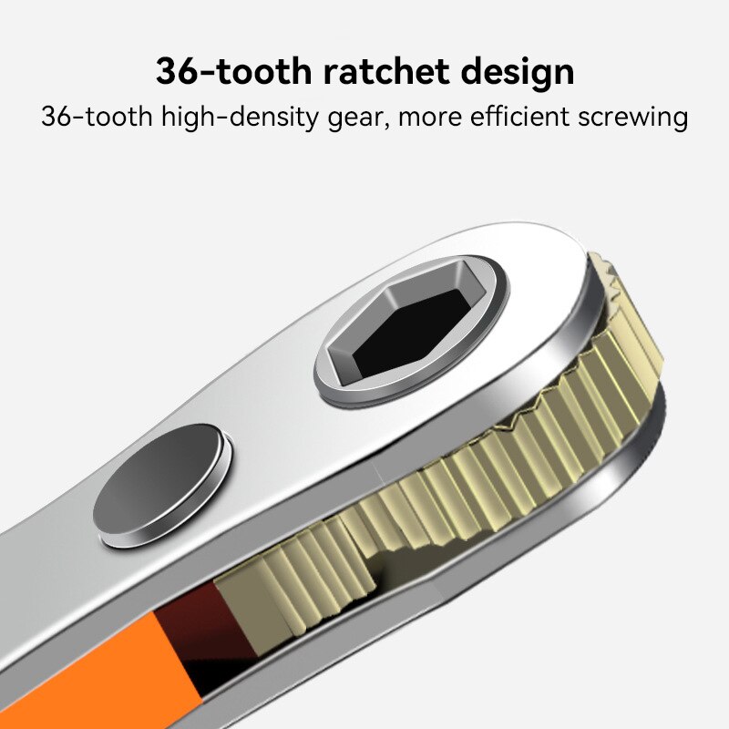 Hexagon Torx Ratchet SpannerDriver Allen Key Wrench Screwdriver Metal Portable Supplies Quick Release Socket Repair Tool