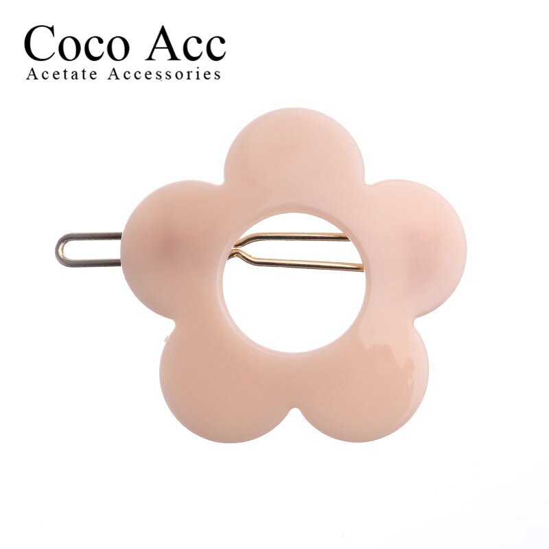 13 färg fancy akryl godis ihålig blomfärg hår groda clips grepp tillbehör för barn flickor: Nr .11