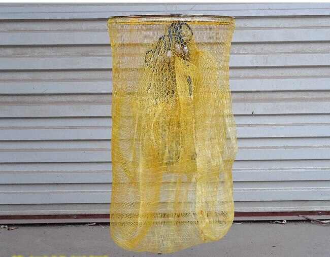 Easy to throw Cast net 2.4-4.2M american style nylon line fishing net hand throw network fishing tools outdoor sports product