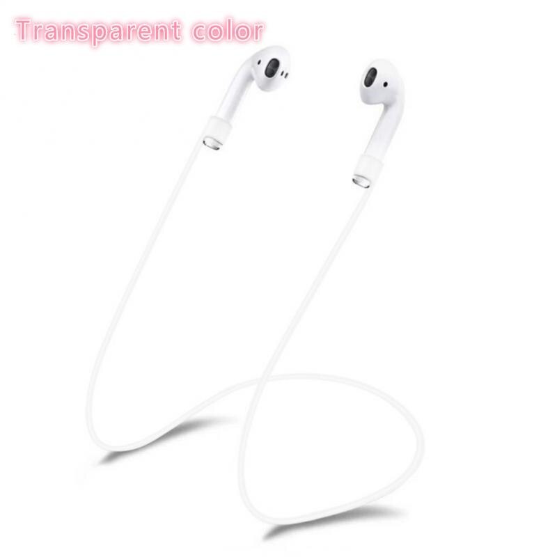 1pc Per AirPods Silicone Anti-perso Neck Strap Stringa di Corda Trasduttore Auricolare Senza Fili Della Cuffia del Cavo del Trasduttore Auricolare Accessori: 5  55CM