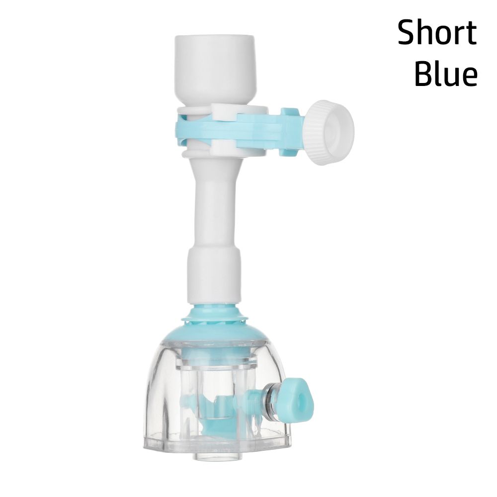 Water-saving Flexible Diffuser Extender Splash-Proof Water Filter Tap Outlet Head Kitchen Faucet Water-tap Extender: Burgundy