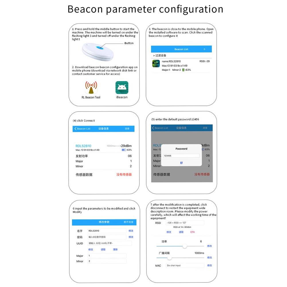 Shell Beacon Y43A-3X NRF51822 Bluetooth Module Ibeacon Base Sta... – Grandado