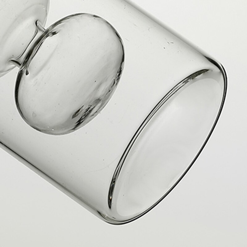 Vaso esférico de doble capa para cóctel, vaso de vidrio de alta temperatura para compartir whisky, vino, Vodka, Bar, Club, cerveza y vino