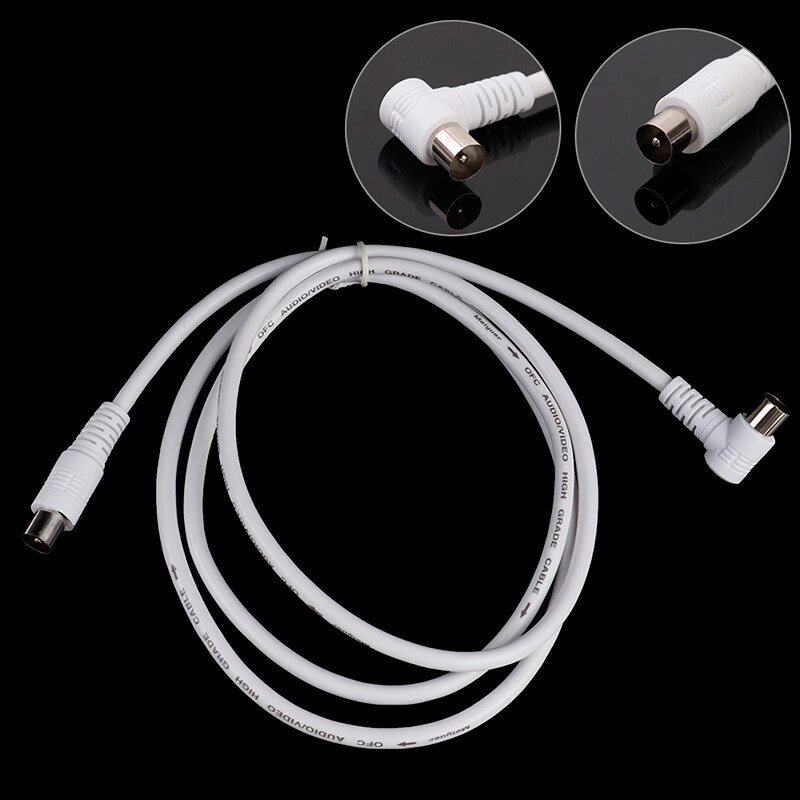 1Pcs 1.5/3/5M 1X TV line Digital Television Cable Tv/m-tv/stb Antenna Digital Video Rf Cable