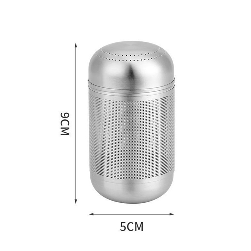 Infusor de té de acero inoxidable, difusor de hojas de té, colador de bola de condimentos de especias, tetera, filtro de café de malla fina, accesorios de cocina: Verde claro
